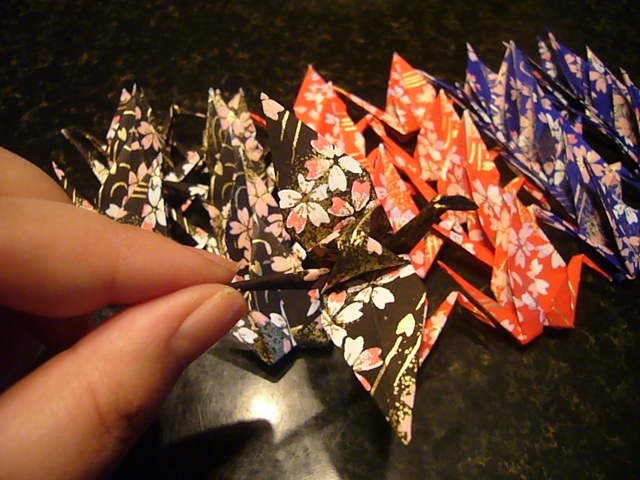 レスリーへの折鶴2