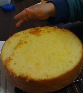 ケーキ、焼けたよ