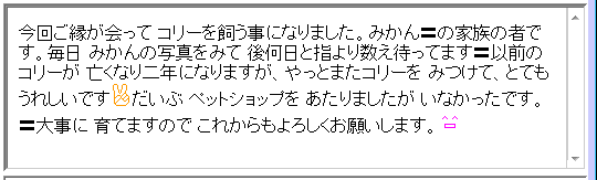 みかんちゃん