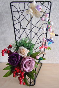 羽子板のアレンジ