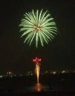 諏訪湖ホテル　花火