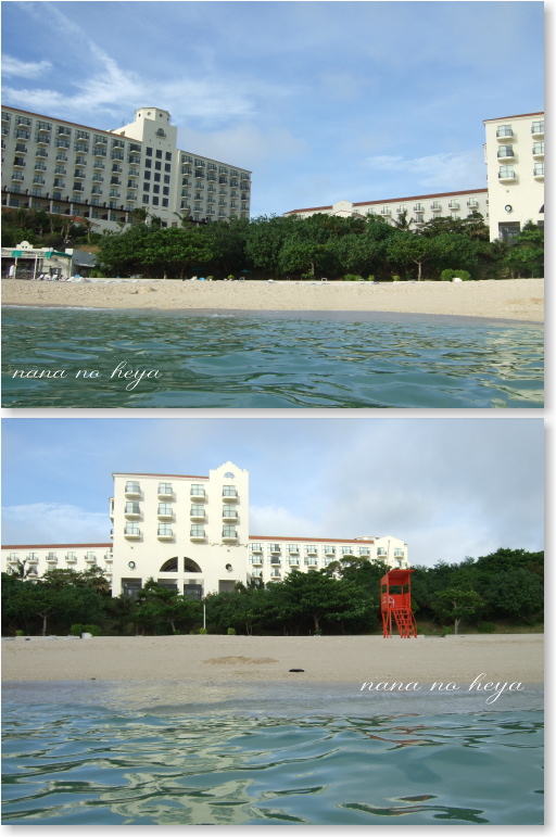 沖縄　ホテル日航アリビラ　ビーチ