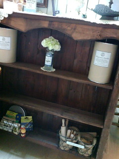 柿渋で塗装した棚