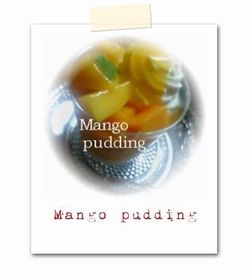 Mango pudding