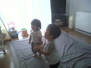 お友達と一緒に