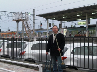 駅前掃除0109