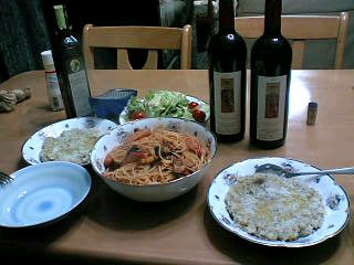 3.26の晩餐はリゾット＆パスタ