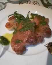 061117イベリコ豚ロースの鉄板焼き・モホソース