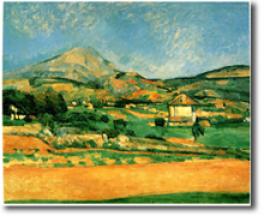 06.2.18セザンヌのヴィクトワール山の平野