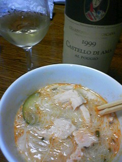 06.2.18タイヌードルとシャルドネ