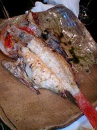 080116キンキの炭火焼