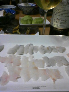 06.1.14カレイ刺身