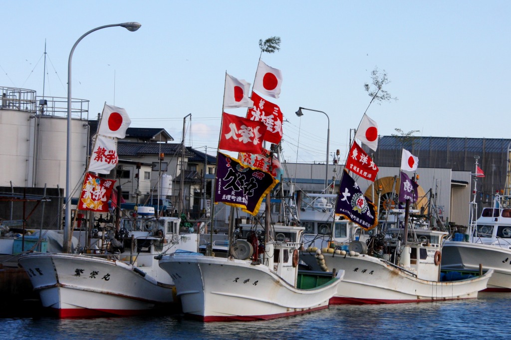 亘理漁港の元日