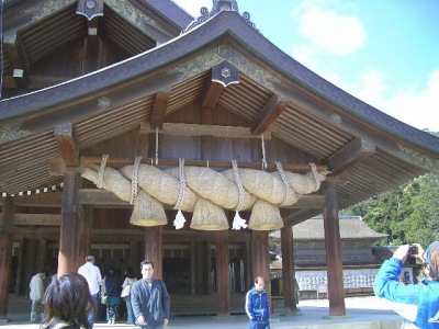 20060502-出雲大社本殿の注連縄！
