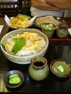 06/03　らっせいみさとで天サラそば♪