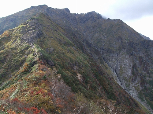 西黒尾根から谷川岳