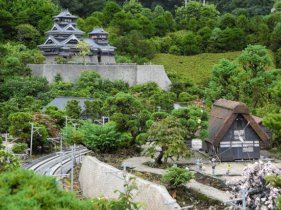 熊本城と白川郷