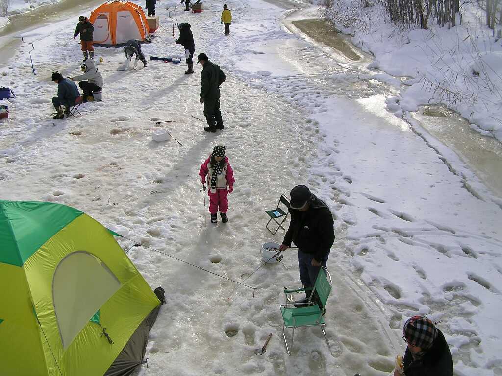 上流の釣り