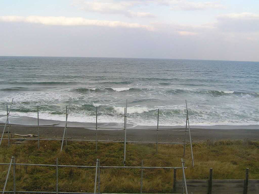 鮭の釣れる浜