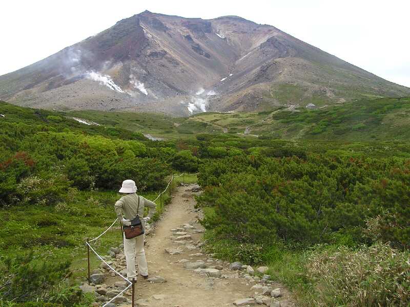 カミさんと山