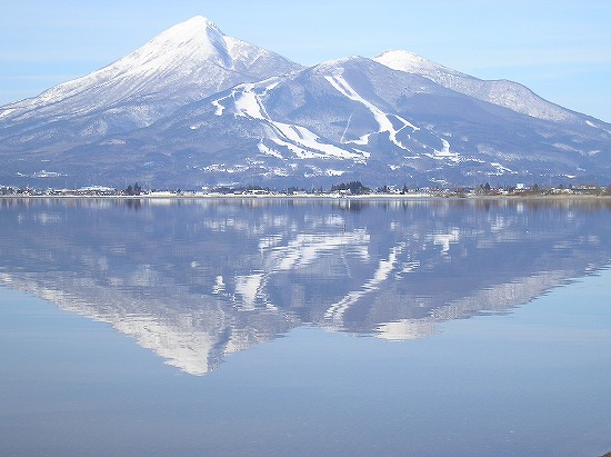 逆さ磐梯山