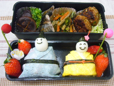 「ひなまつり弁当」　hirasolの愛妻弁当　20070302