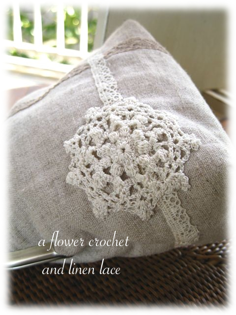 アンティークがま口リネンポーチ３