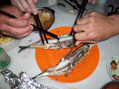 秋刀魚の塩焼き