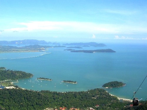 見下ろした風景