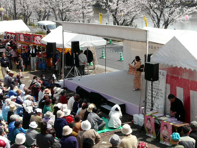 みづま黒松春まつりの山口ひろみさん