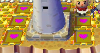 ハートのガラスブロック