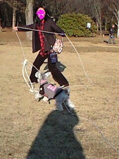 全身あやとり。