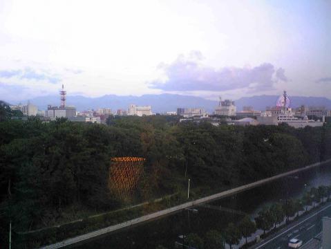宿泊先ホテルから