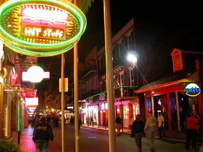 Bourbon Street at Night