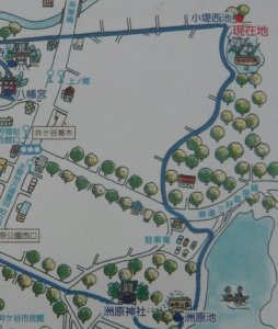 小堤西池までの地図