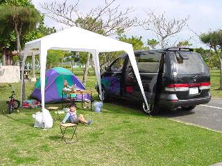 沖縄市泡瀬運動公園 オートキャンプ １ 宇良佳樹ホームページ 楽天ブログ