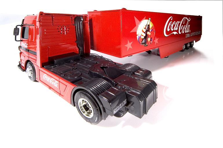 未開封品】 ラジコン コカ・コーラ Coca-Cola 120周年記念 トレーラー 