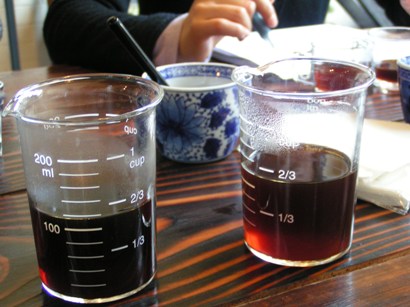 中国の水を使ったコーヒー飲み比べ２