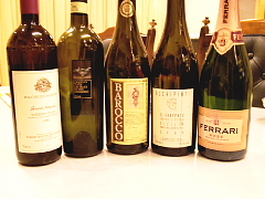 正月のワイン。