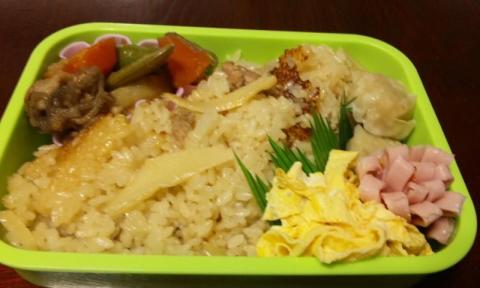 ４月１６日たけのこピラフのお弁当