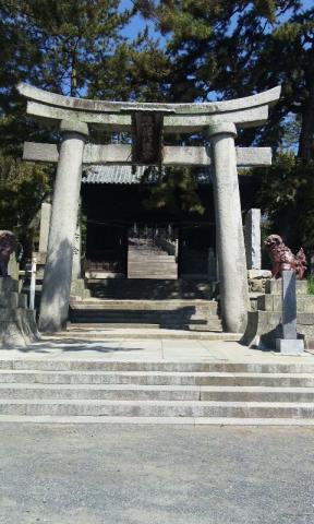 琴弾八幡神社参道入り口