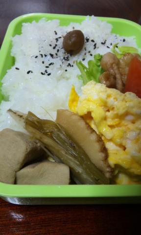 ４月１９日ーーー今日もまた山菜弁当