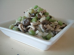 しお豆でマリネ