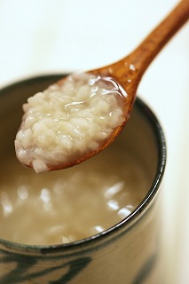 コージに分解されてお米がとろとろ