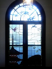 階段の踊り場の作品は特に素晴らしいの