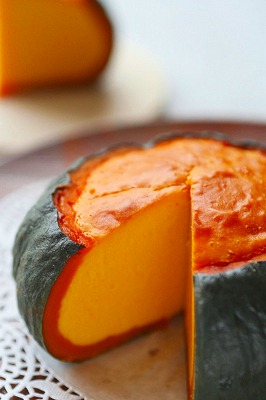 まるごとかぼちゃのベイクドチーズケーキ