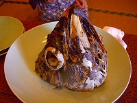 まぐろかぶと焼き