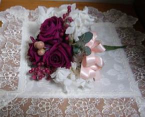 赤のミニブーケ　プリザ