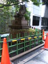 竹垣工事途中の様子