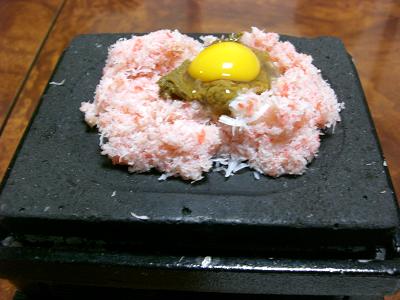 カニ味噌石焼